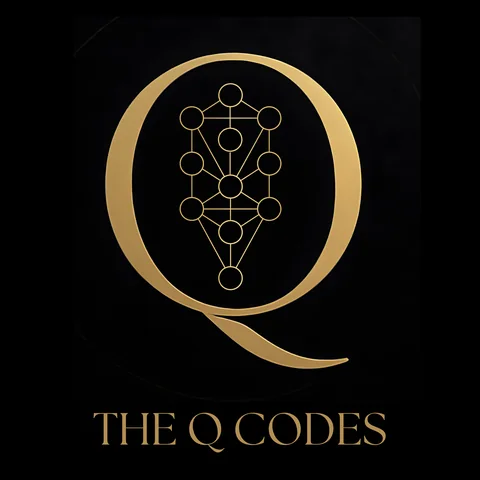 The Q Codes logo: a golden letter Q around the Tree of Life